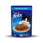 SACHET FELIX ADULTO 85G. PESCADO BLANCO