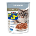SACHET MASTER CAT SENIOR 85G. POLLO