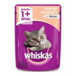 SACHET WHISKAS ADULTO 85G. SALMON