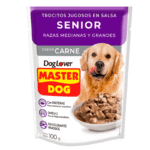 SACHET MASTER DOG SENIOR 100G. CARNE
