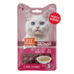FIT FORMULA SNACK GATOS PURE DE SALMON 5U. 12GR.